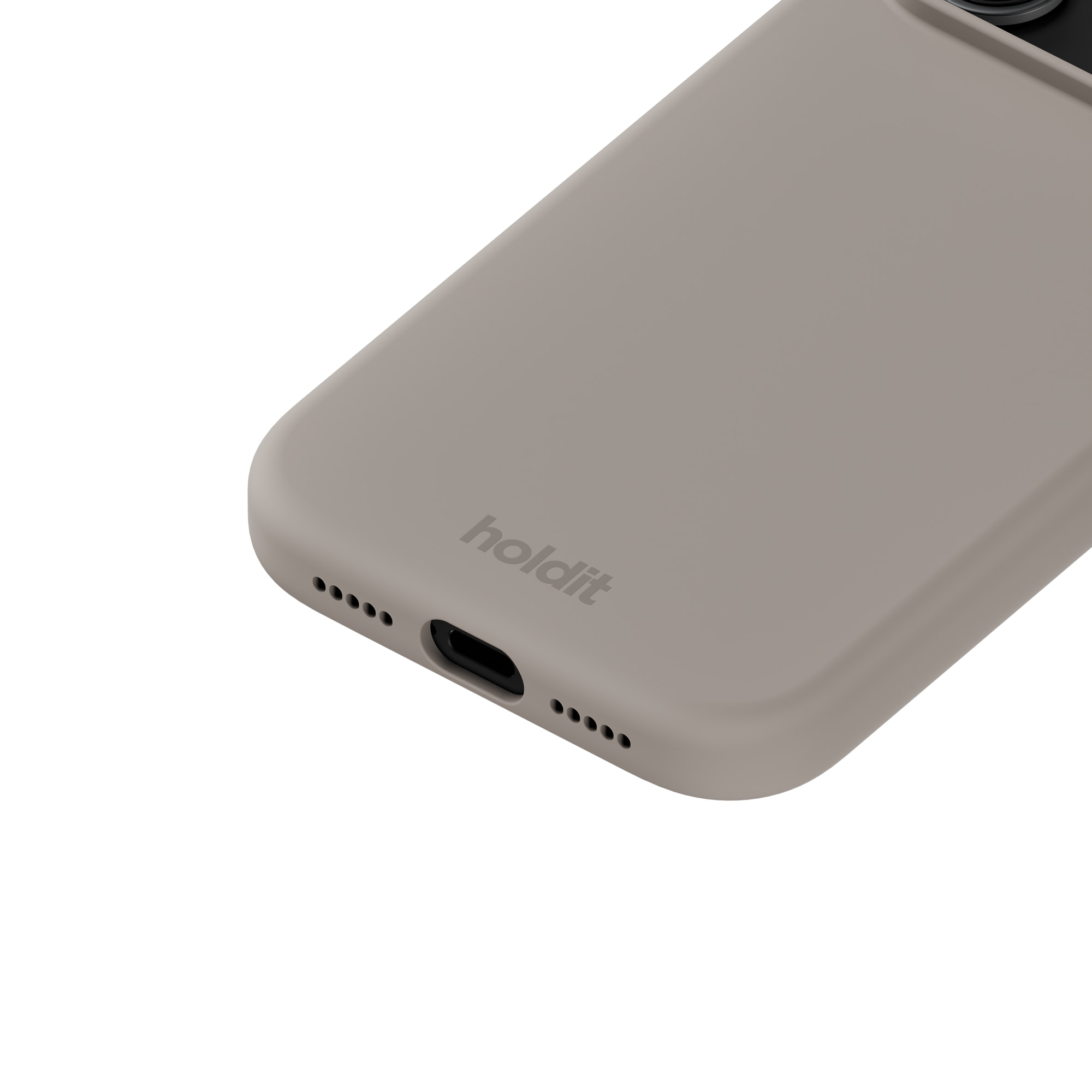 Siliconen hoesje iPhone 17 Pro Max Taupe
