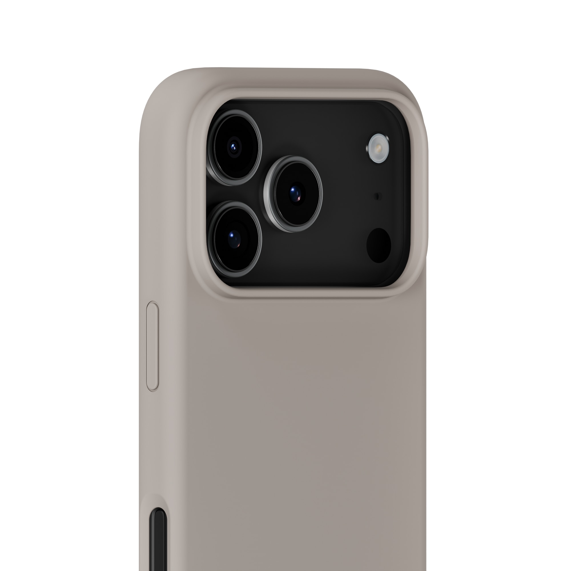 Siliconen hoesje iPhone 17 Pro Max Taupe