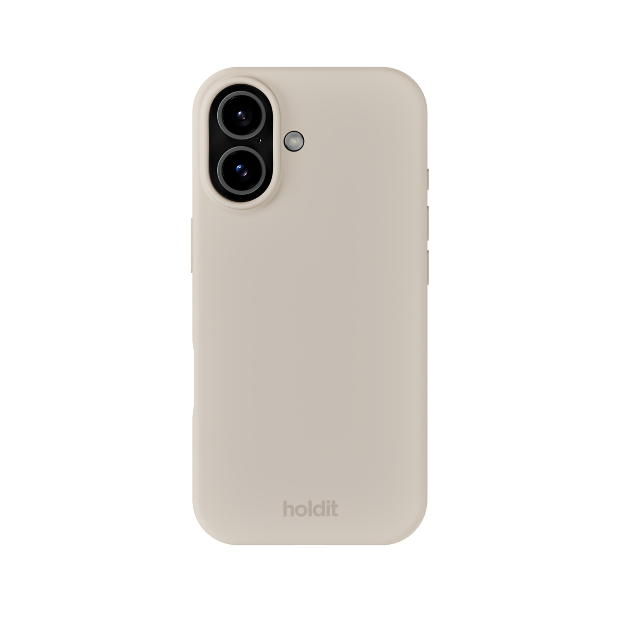 Siliconen hoesje iPhone 17 Light Beige