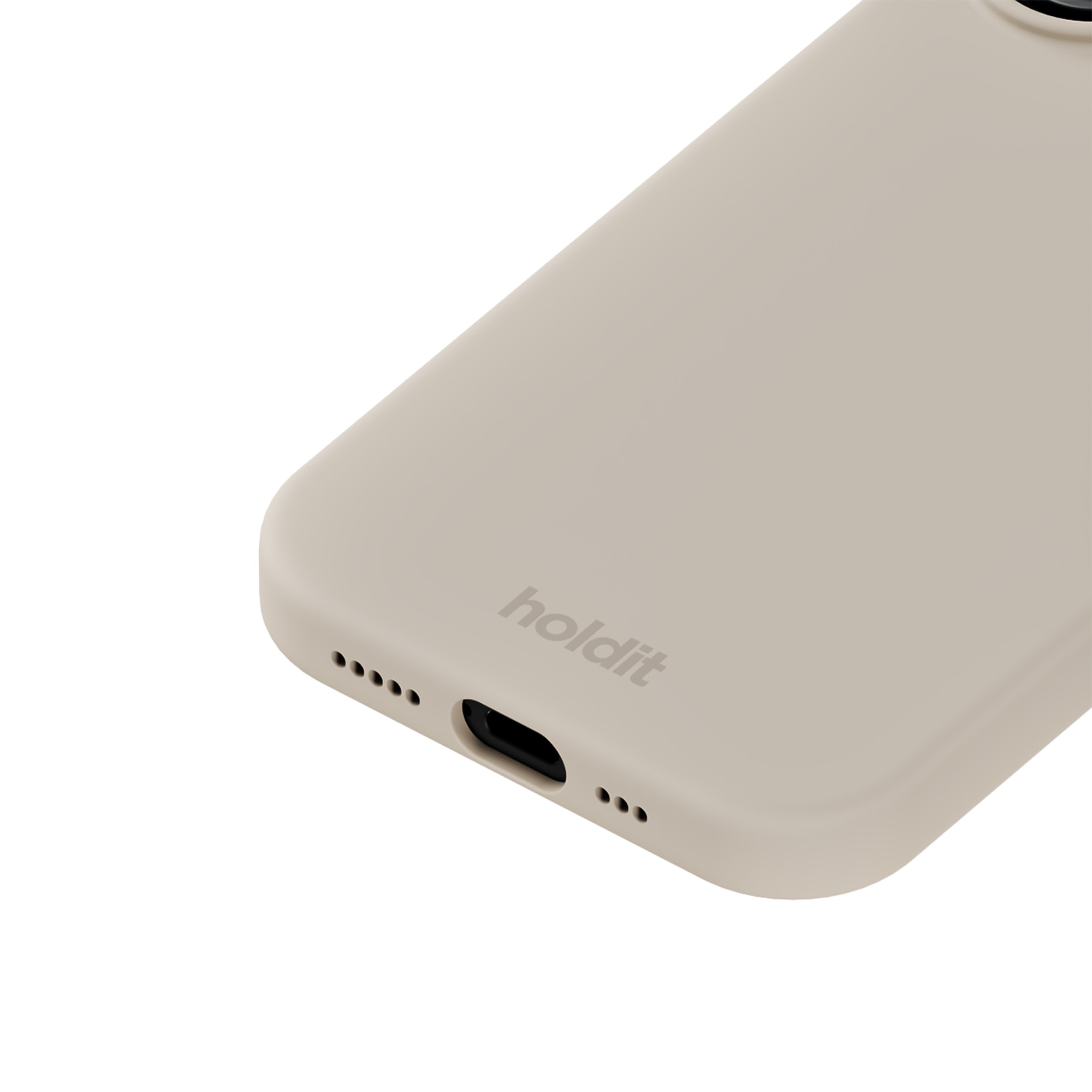 Siliconen hoesje iPhone 17 Light Beige