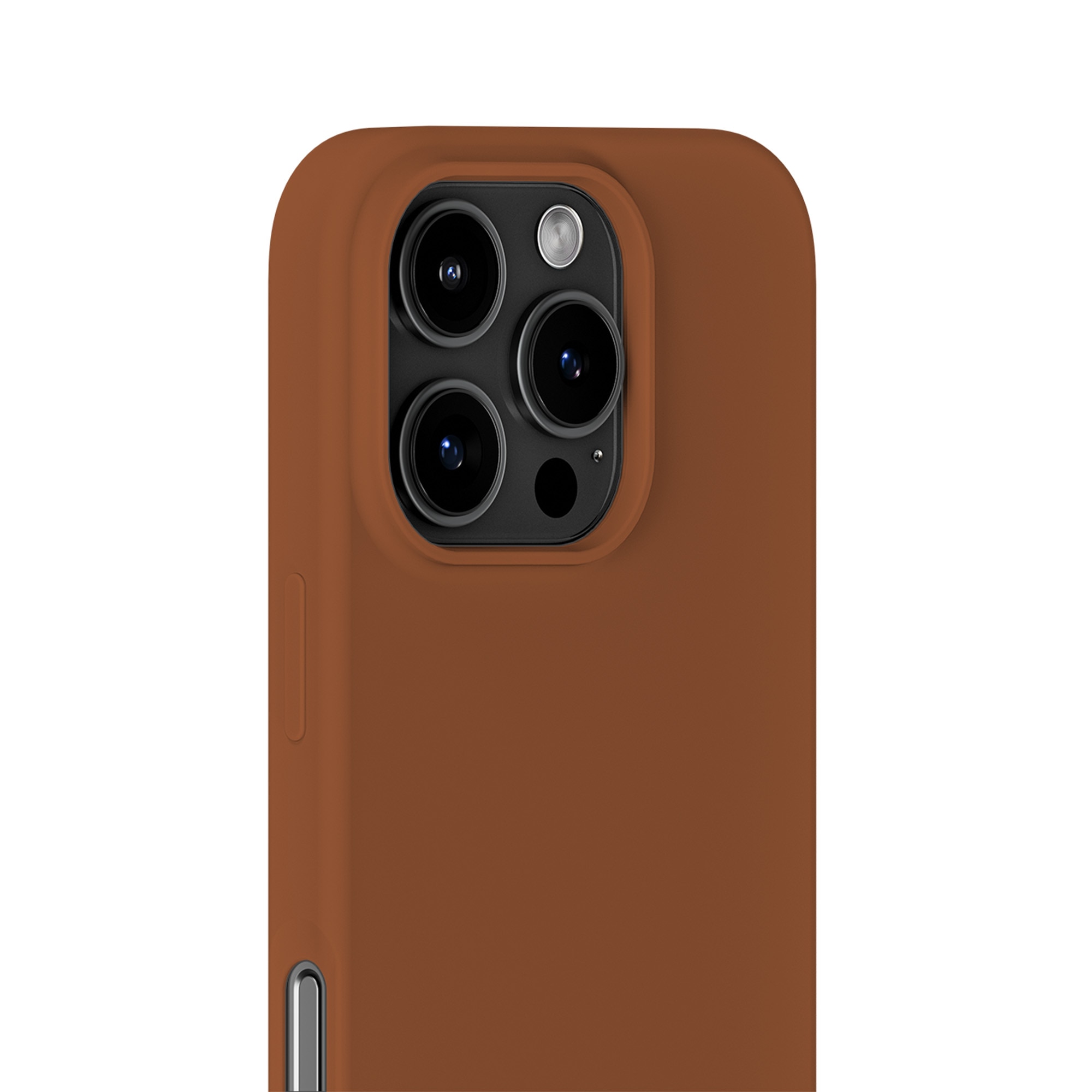 Siliconen hoesje iPhone 16 Pro Almond Brown