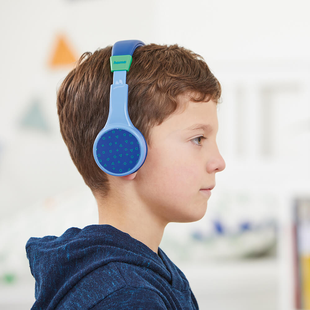 Teens Guard On-Ear Wireless Kinderhoofdtelefoon blauw