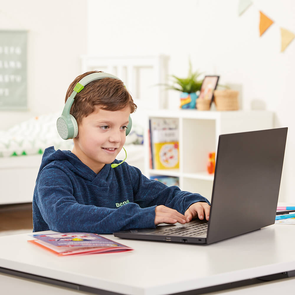 Teens Guard On-Ear Wireless Kinderhoofdtelefoon groen