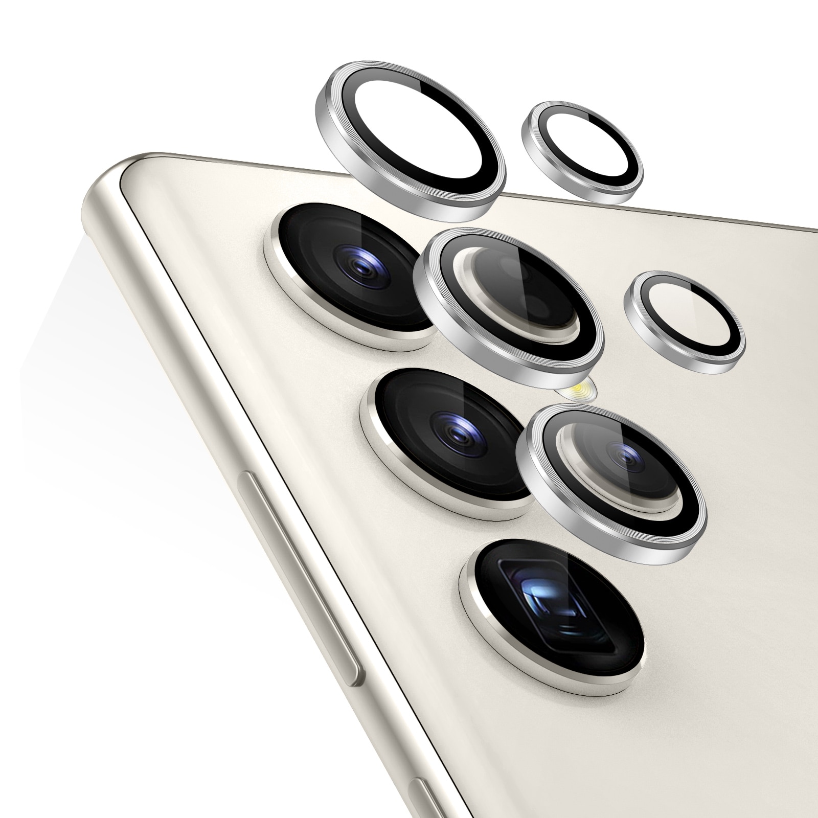 Armorite Camera Lens Protector Samsung Galaxy S24 Ultra Silver