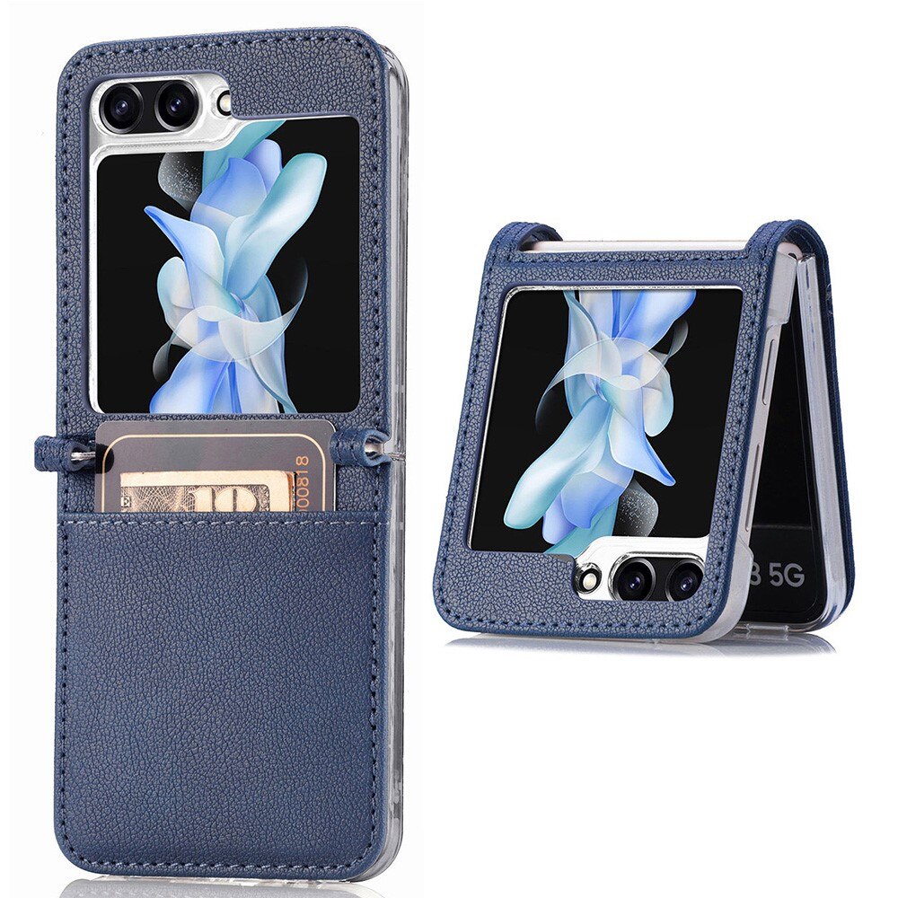 Slim Card Wallet Samsung Galaxy Z Flip 6 blauw