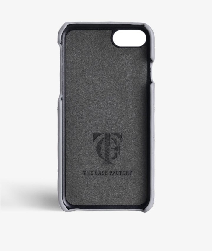 Hoesje iPhone SE 2022 V Nappa Grey