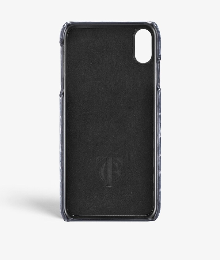 Hoesje iPhone Xr Croco Grijs