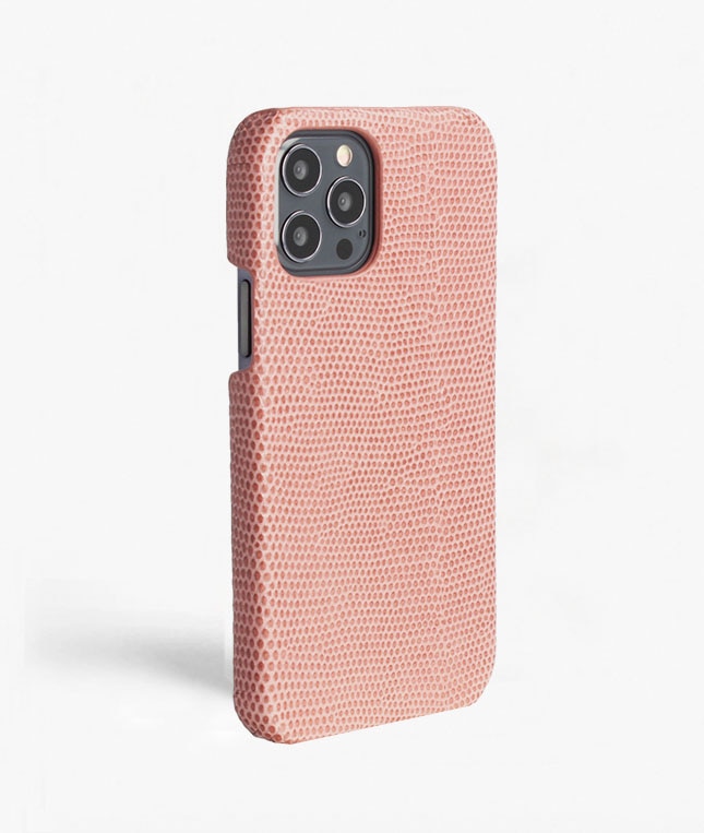 Hoesje iPhone 12/iPhone 12 Pro Lizard Rosa Antico