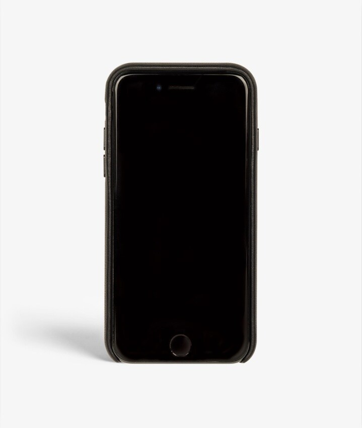 S.C iPhone 8 Wrapped Egdes Nappa Black