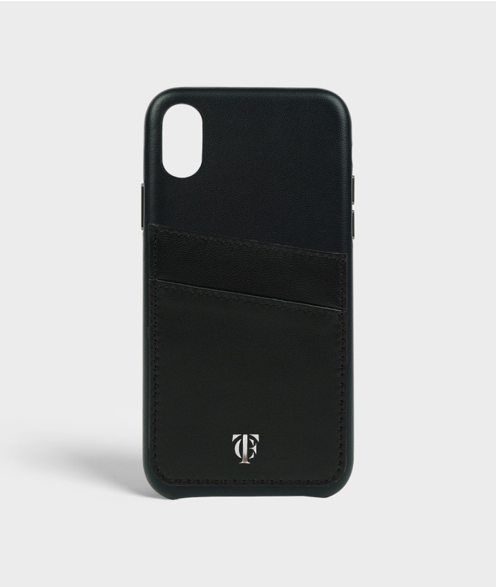 S.C Zelfklevende Kaarthouder Nappa Black