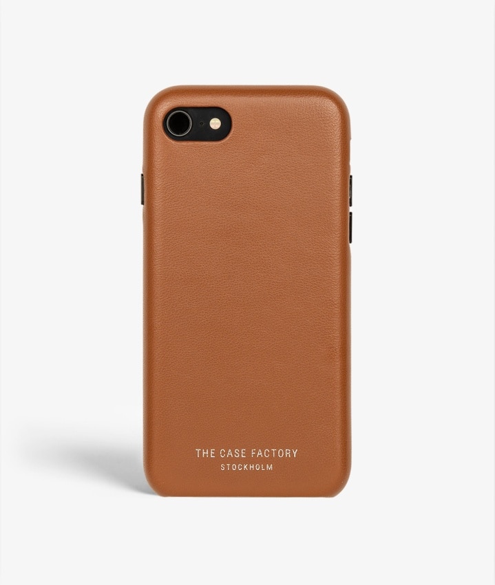 S.C iPhone 7 Wrapped Egdes Nappa Cognac