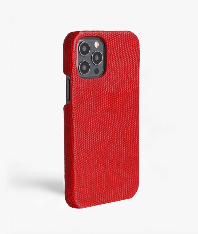 Hoesje iPhone 12/iPhone 12 Pro Lizard Rood
