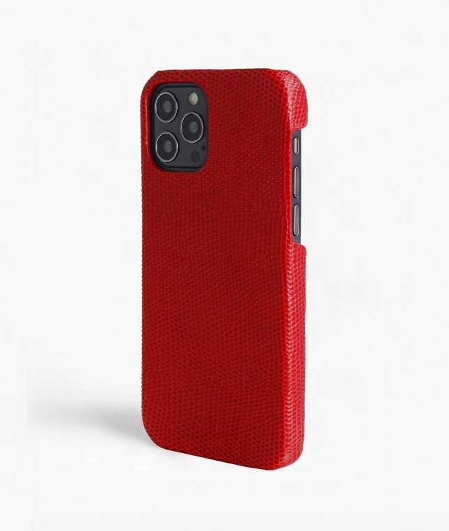 Hoesje iPhone 12/iPhone 12 Pro Lizard Rood