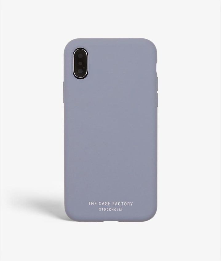 S.C iPhone X/XS Silicone Lavendel