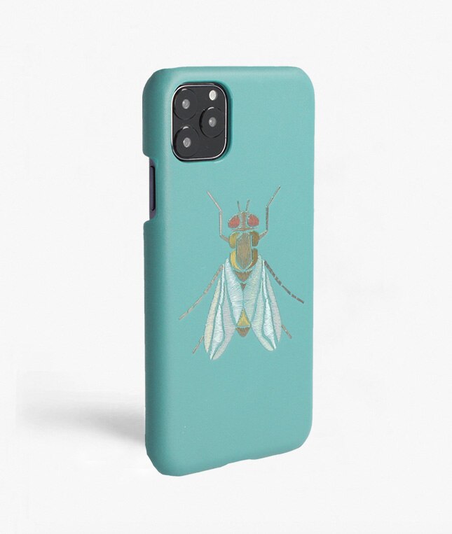 Hoesje iPhone 11 Pro Max Fly Calf Teal