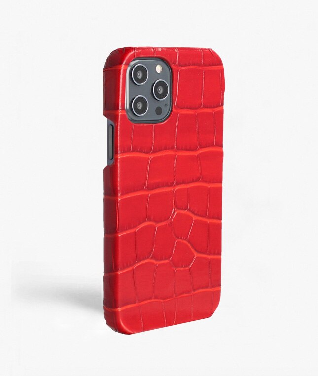 Hoesje iPhone 12 Pro Max Croco Rood