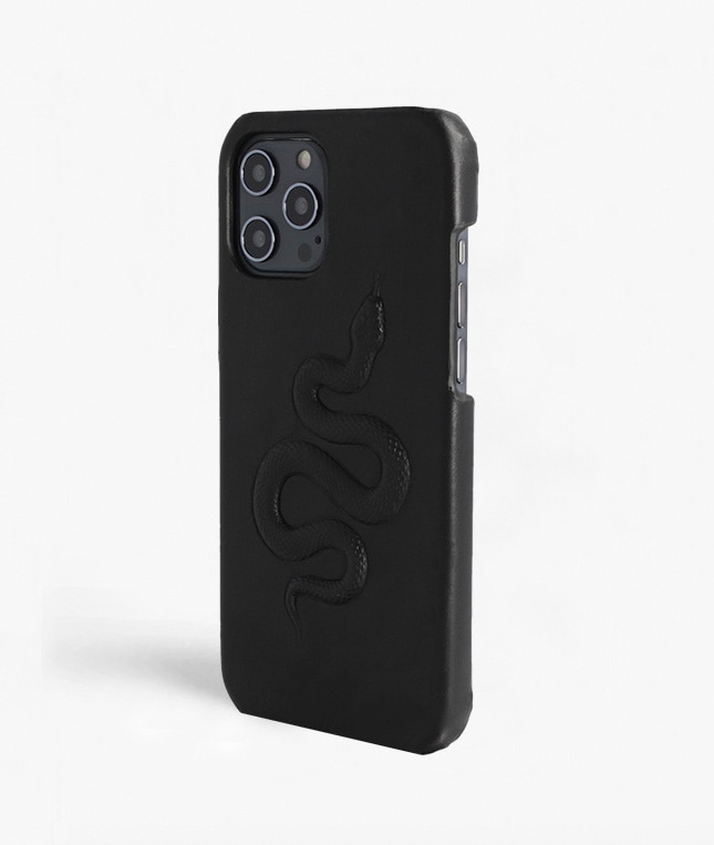 Hoesje iPhone 12 Pro Max Snake Black