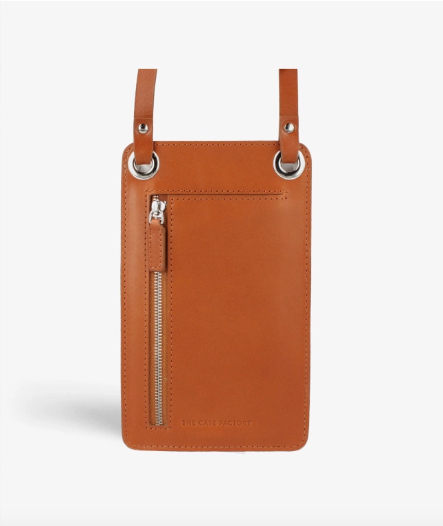 Smart Crossbody Tas Vegetable Tanned Snake Bruin