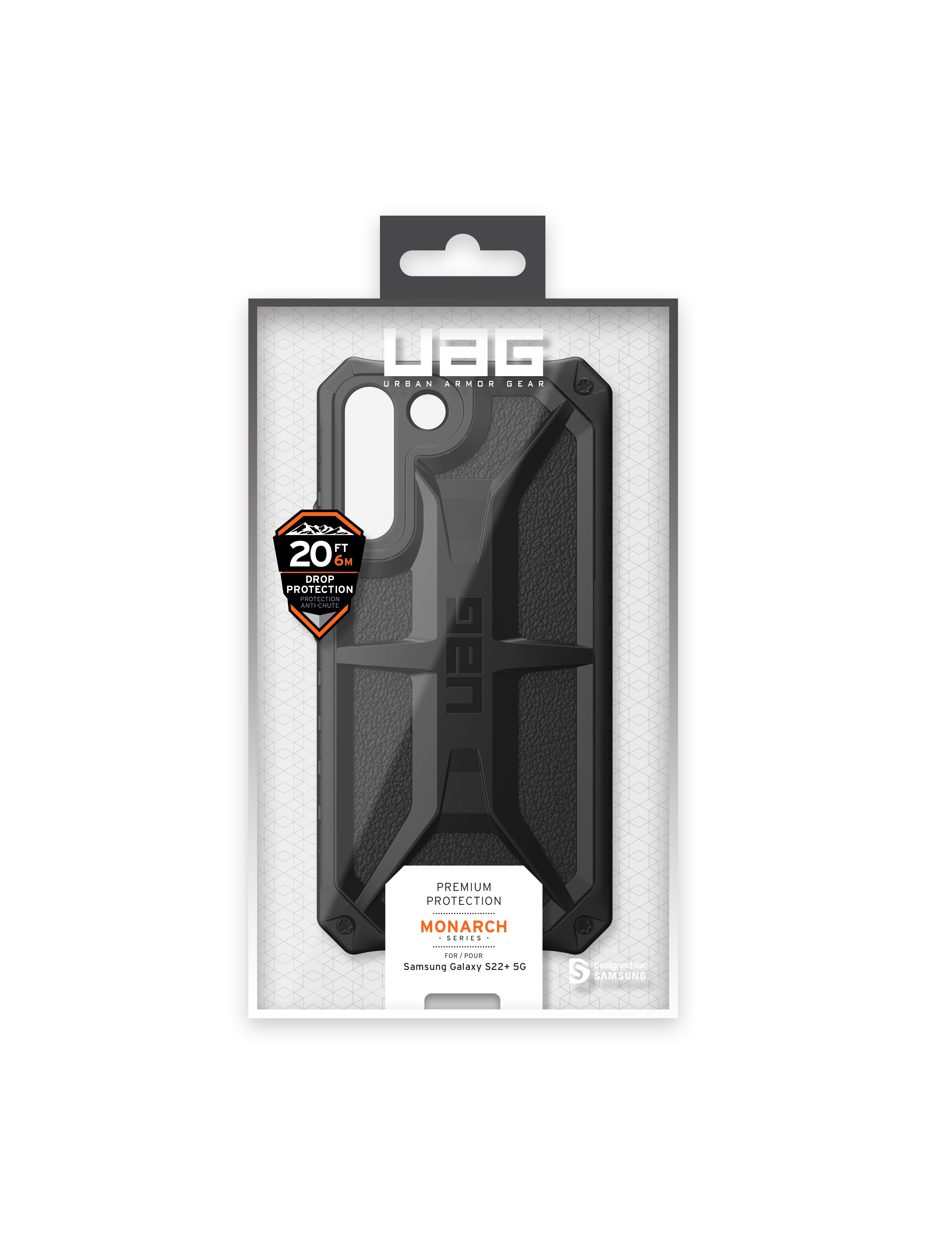 Monarch Series Case Samsung Galaxy S22 Plus Zwart