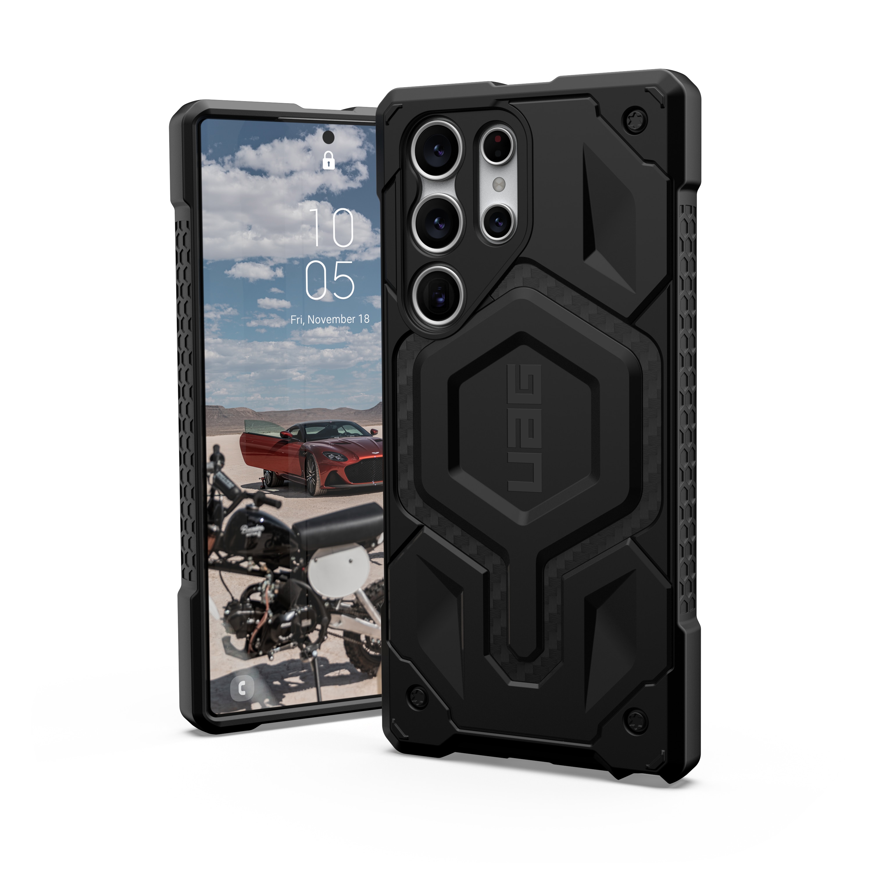 Monarch Pro Magnet Case Galaxy S23 Ultra Carbon Fiber
