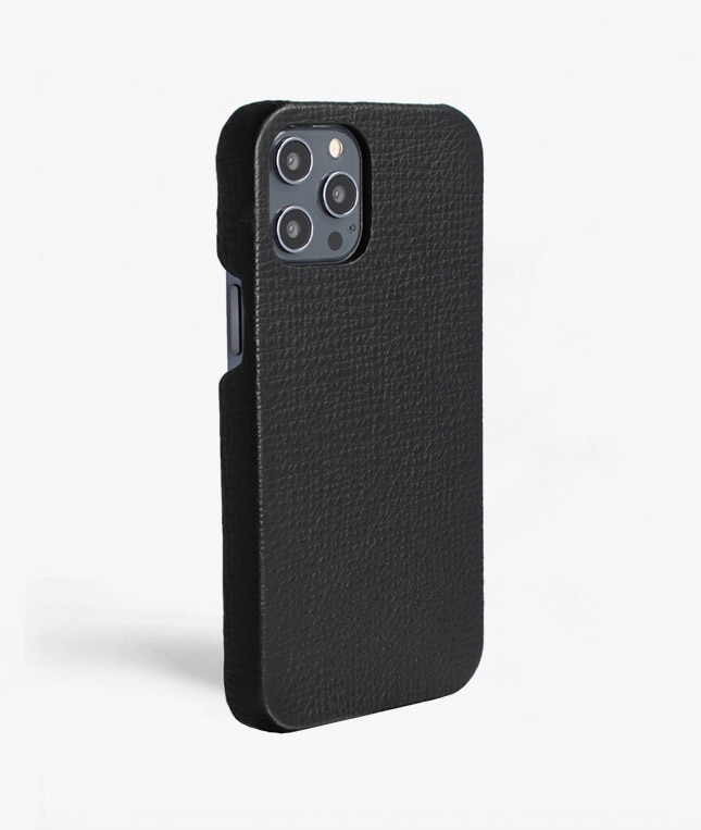Hoesje iPhone 12/iPhone 12 Pro Textured Black