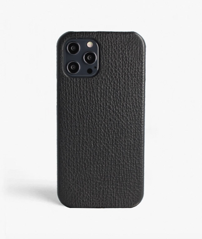 Hoesje iPhone 12/iPhone 12 Pro Textured Black