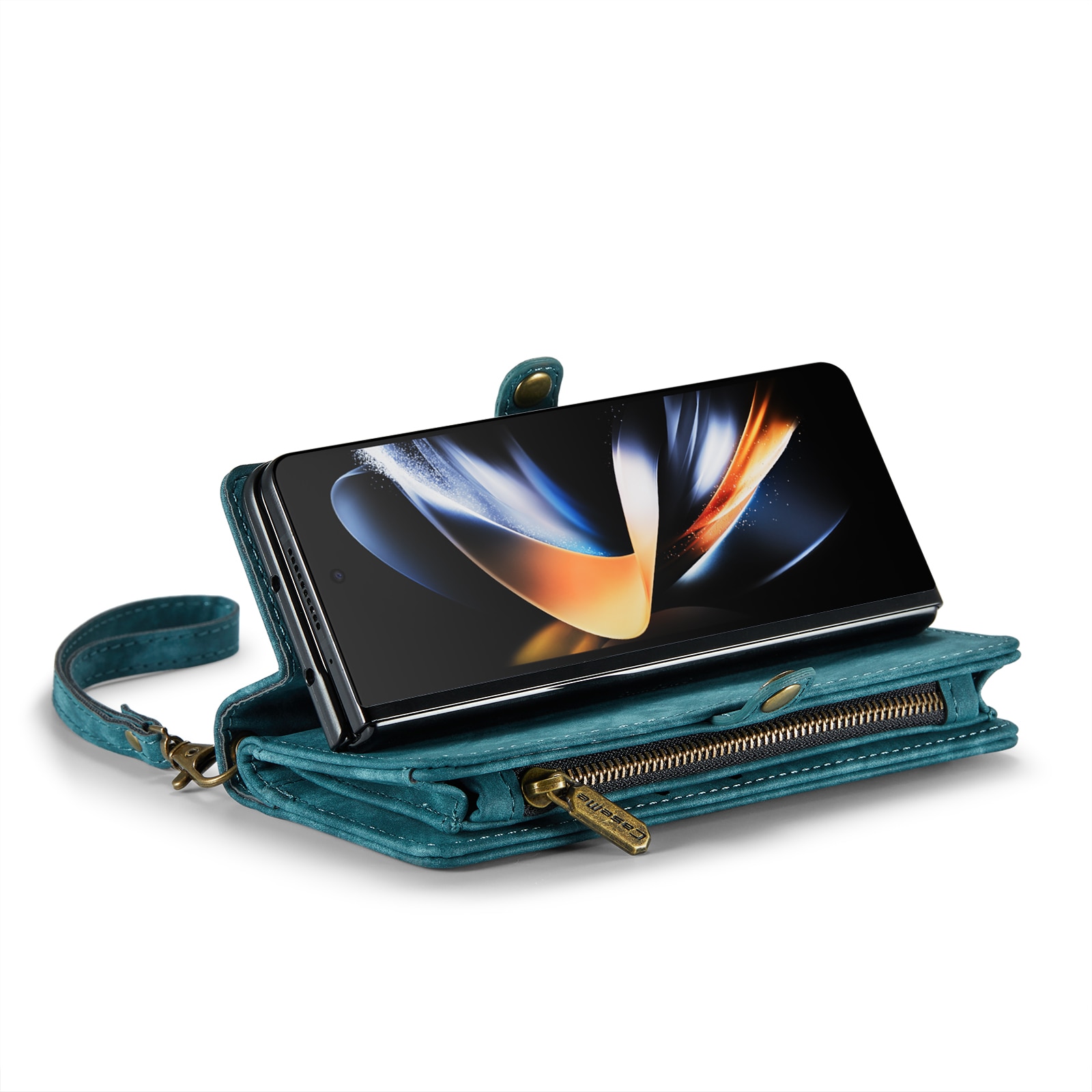 Multi-slot hoesje Samsung Galaxy Z Fold 4 Blauw