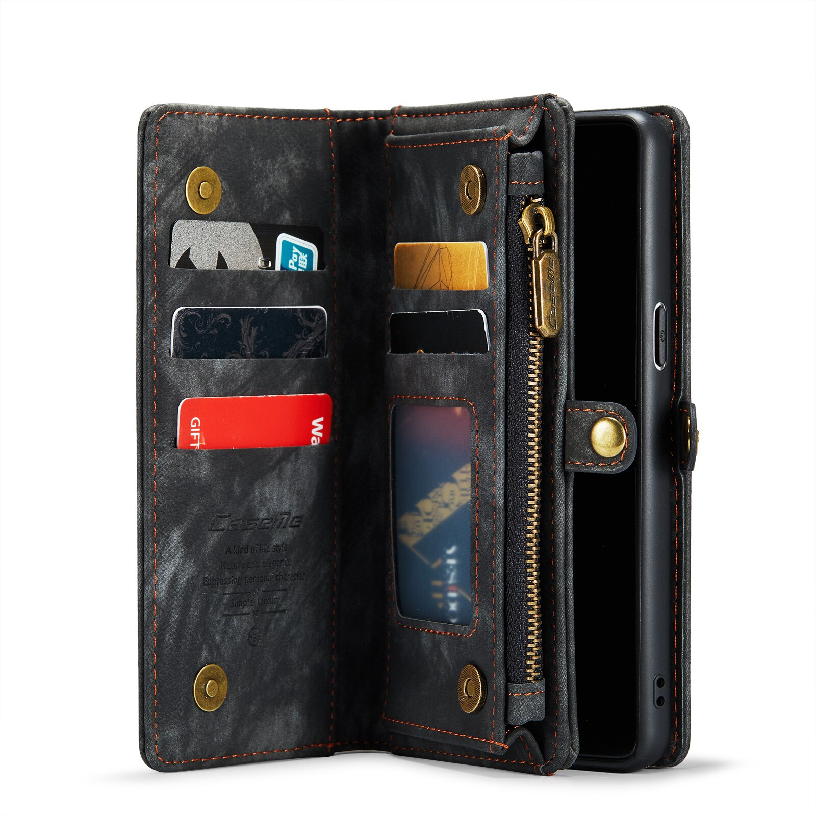 Multi-slot Hoesje Samsung Galaxy S9 Grijs