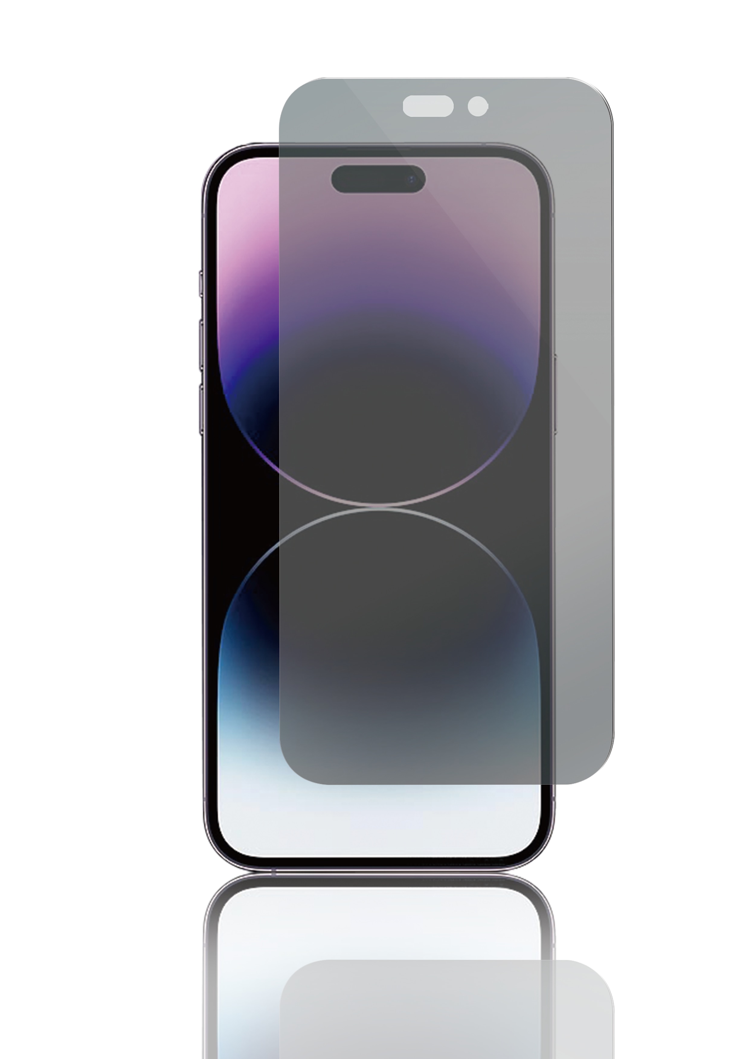 Full-Fit Privacy Glass iPhone 14 Pro Zwart
