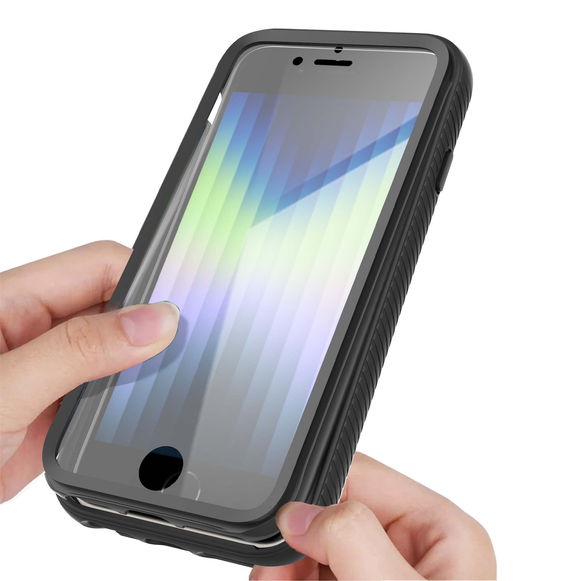 iPhone SE (2022) Full Protection Case Zwart