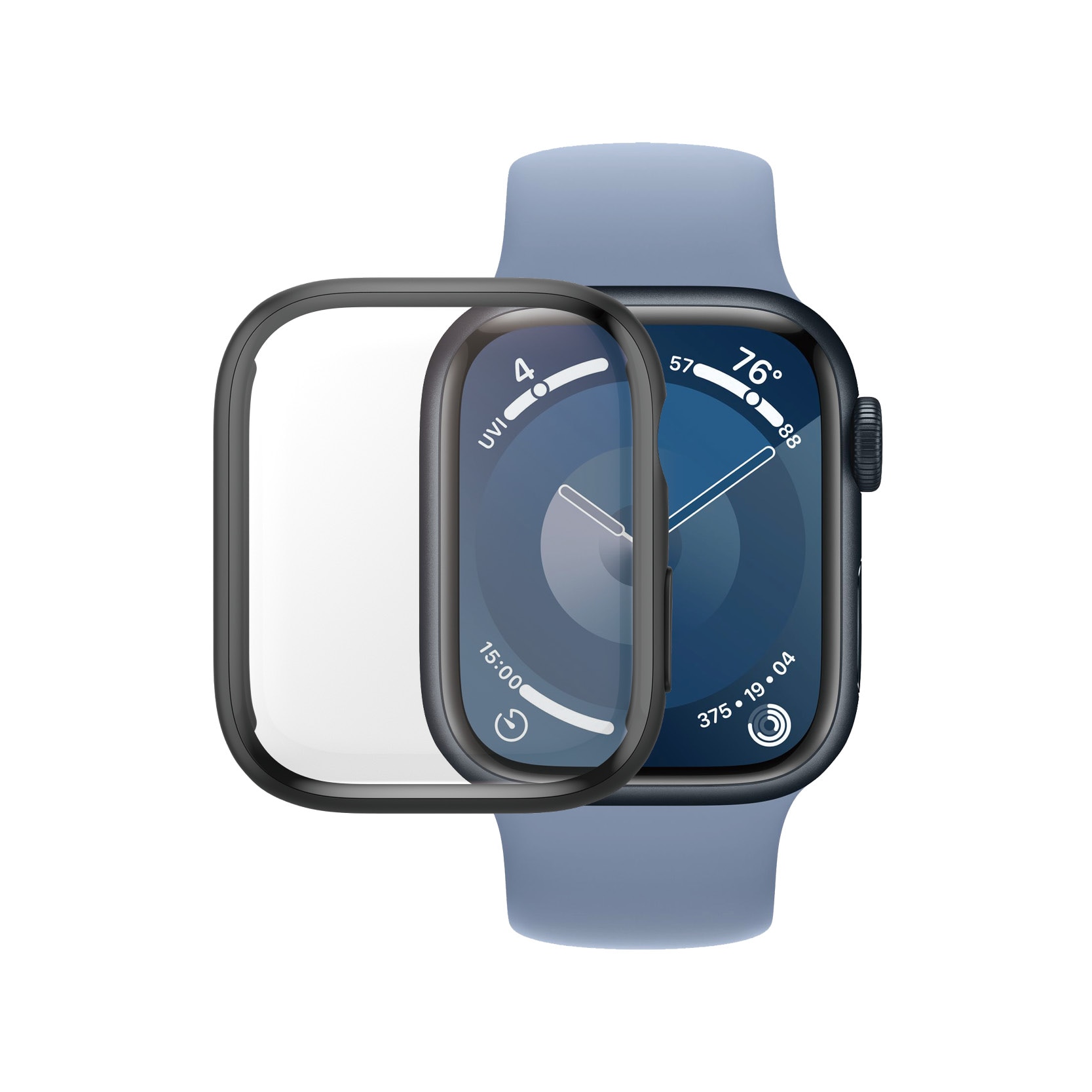 Apple Watch Series 9 41mm Full Body Case D3O Zwart