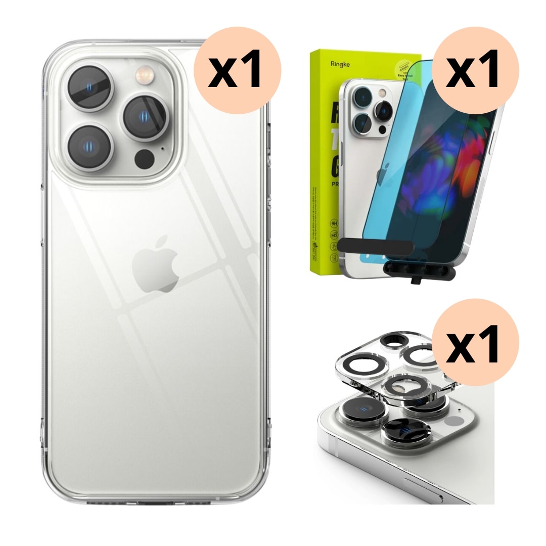 Volledige Set iPhone 14 Pro Max Hoesje, Screenprotector en Lensprotector