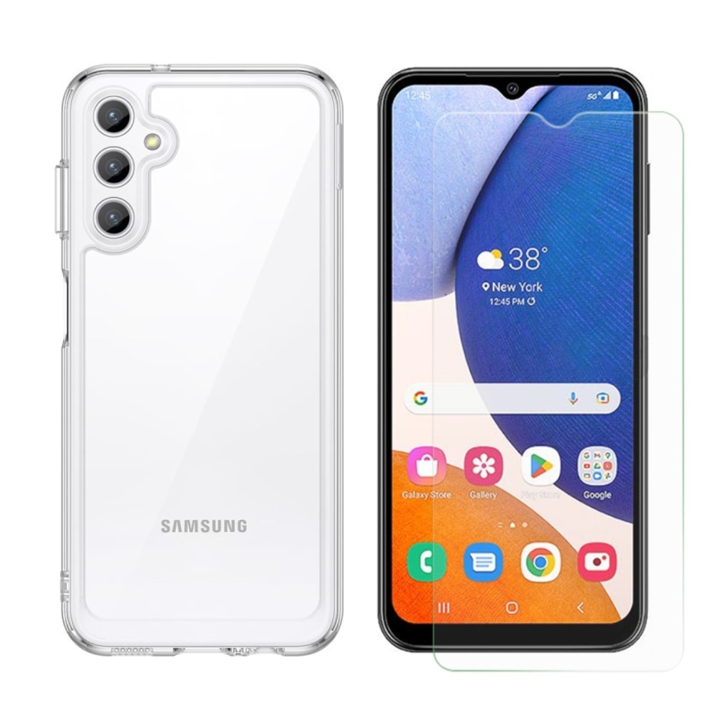 Samsung Galaxy A14 Set Hoesje en Screenprotector