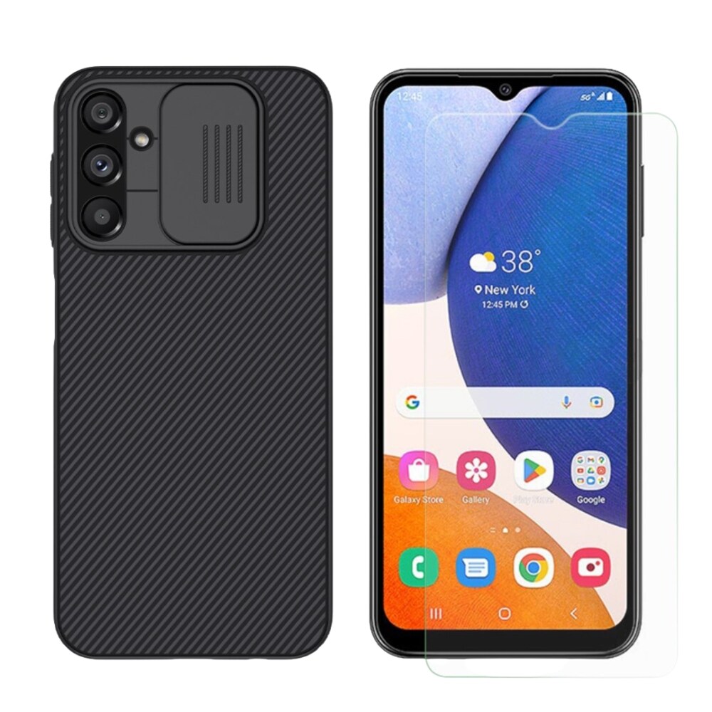 Samsung Galaxy A14 Set CamShield Hoesje en Screenprotector