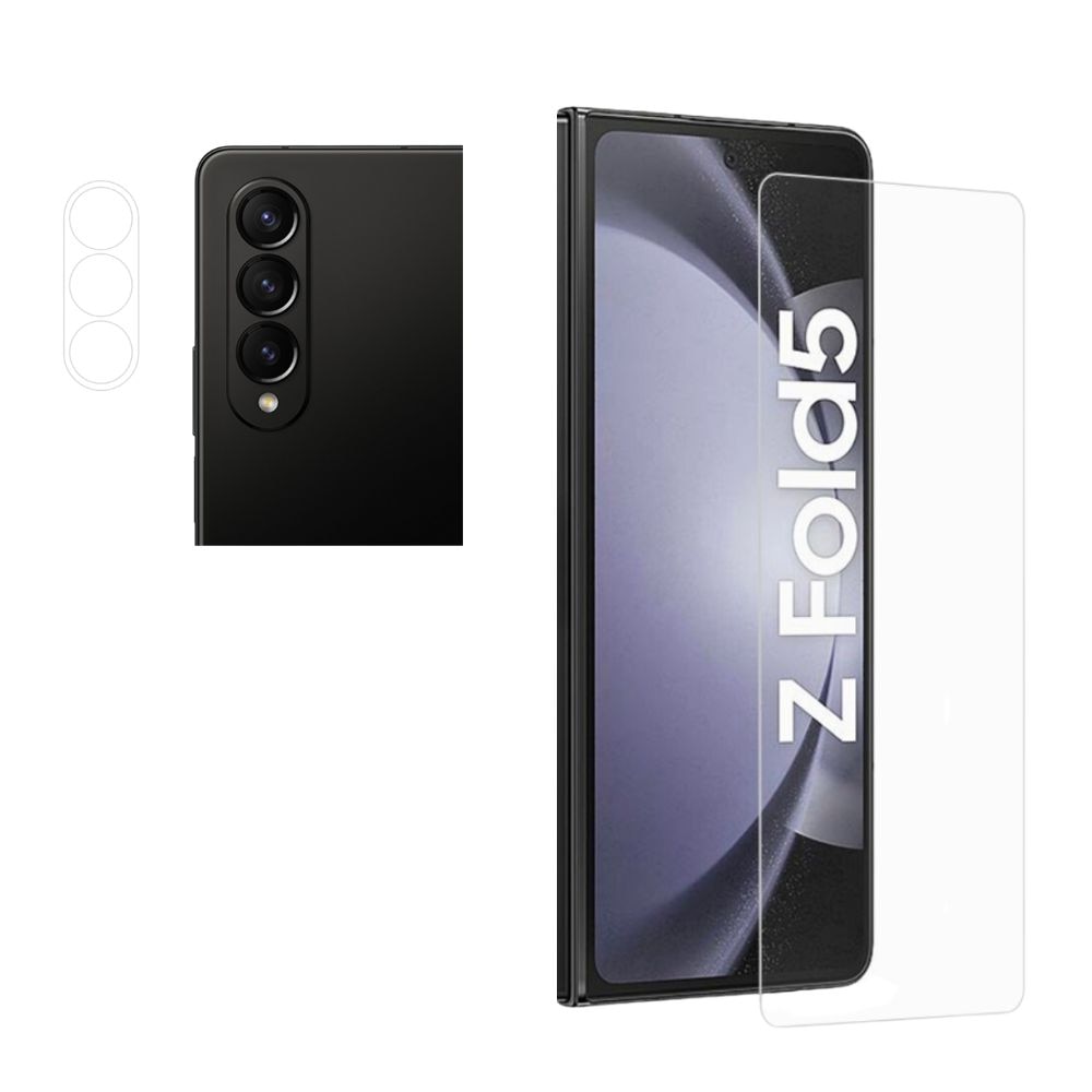 Samsung Galaxy Z Fold 5 Camera Protector en Screenprotector Gehard Glas