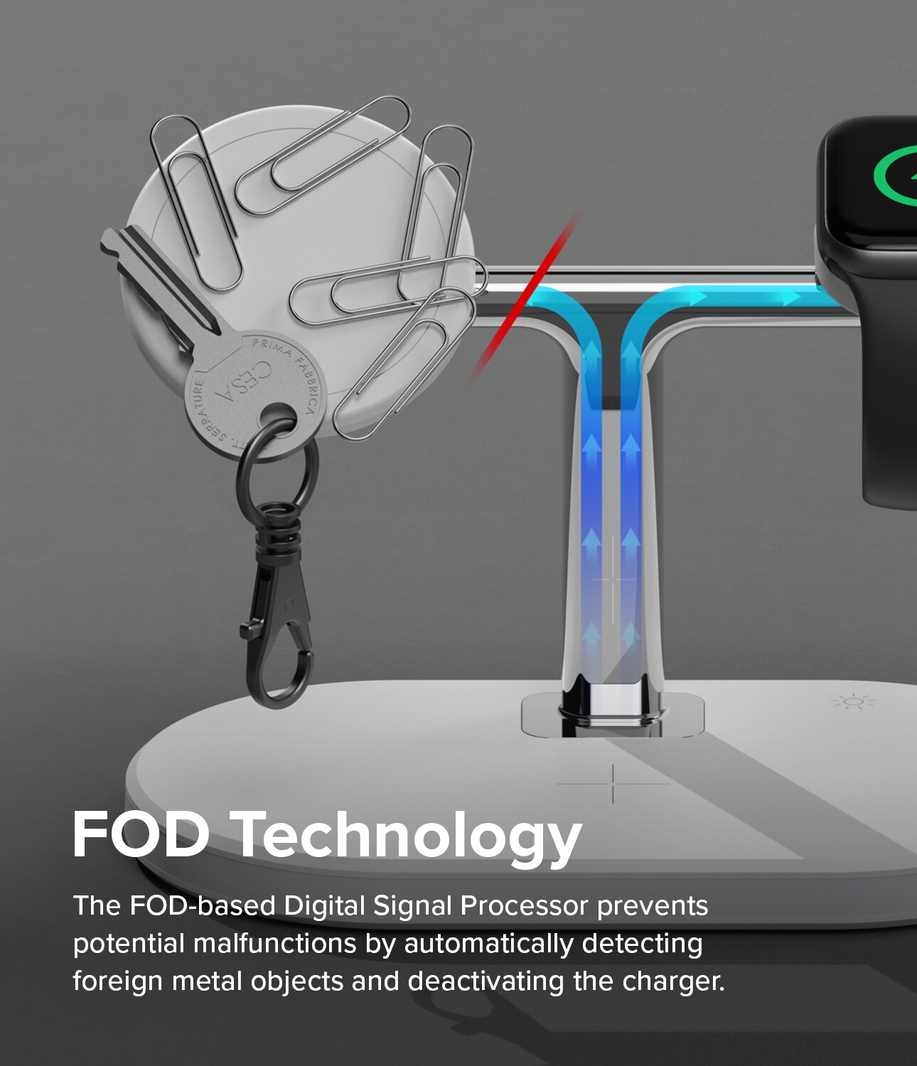 3-in-1 Wireless Charger Stand wit