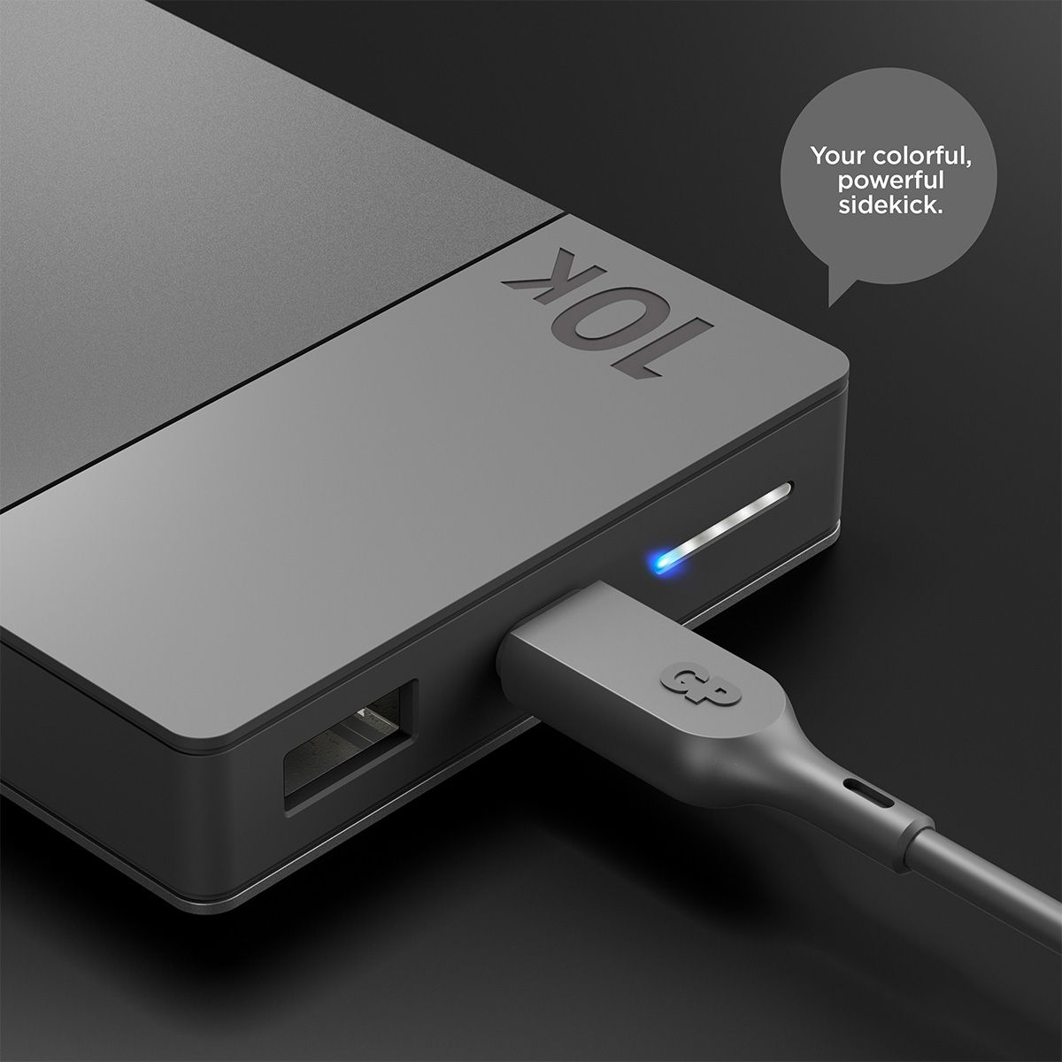 Powerbank M2 10000 mAh PD zwart