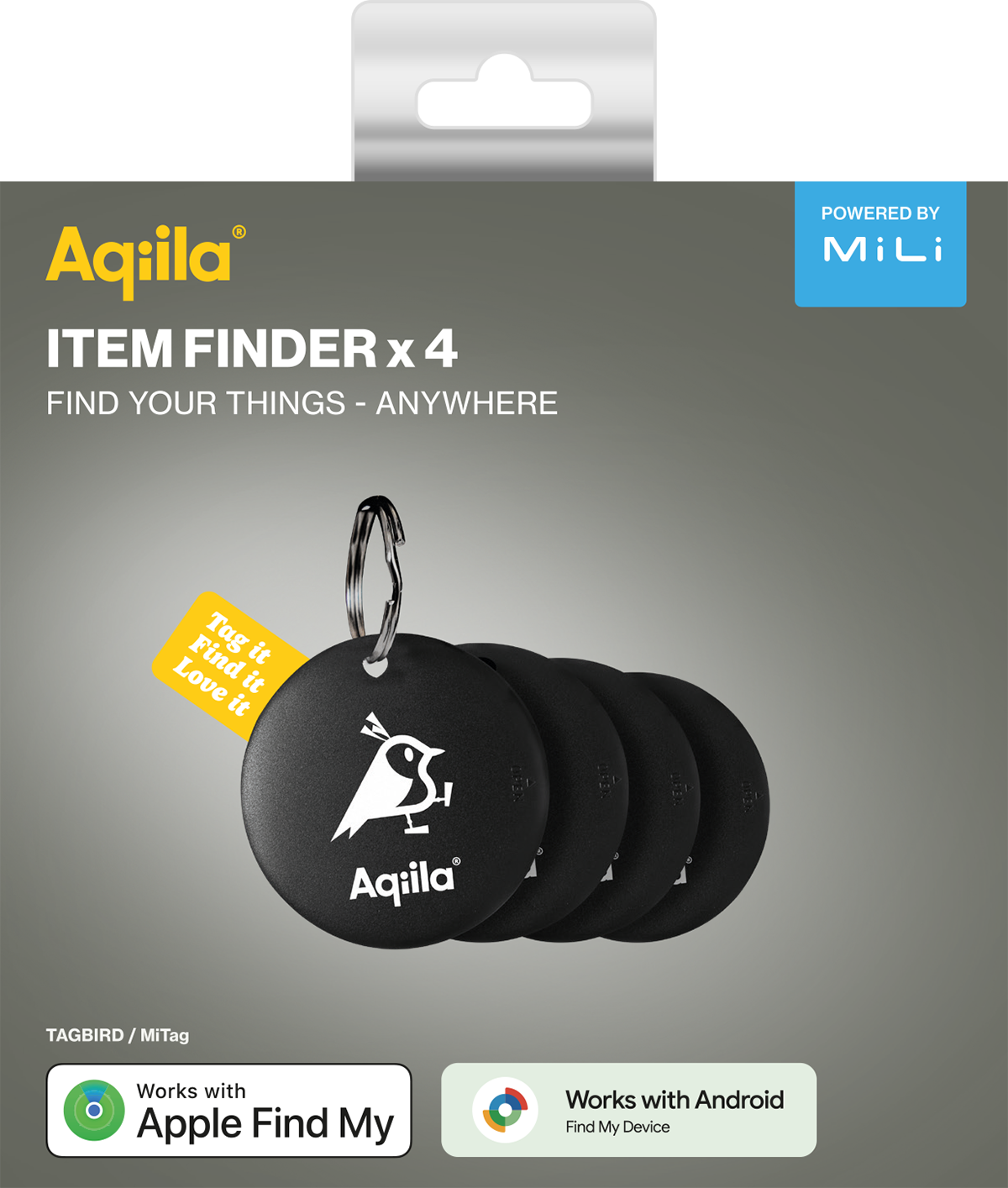 Tagbird Sleutelhanger (4-pack) 