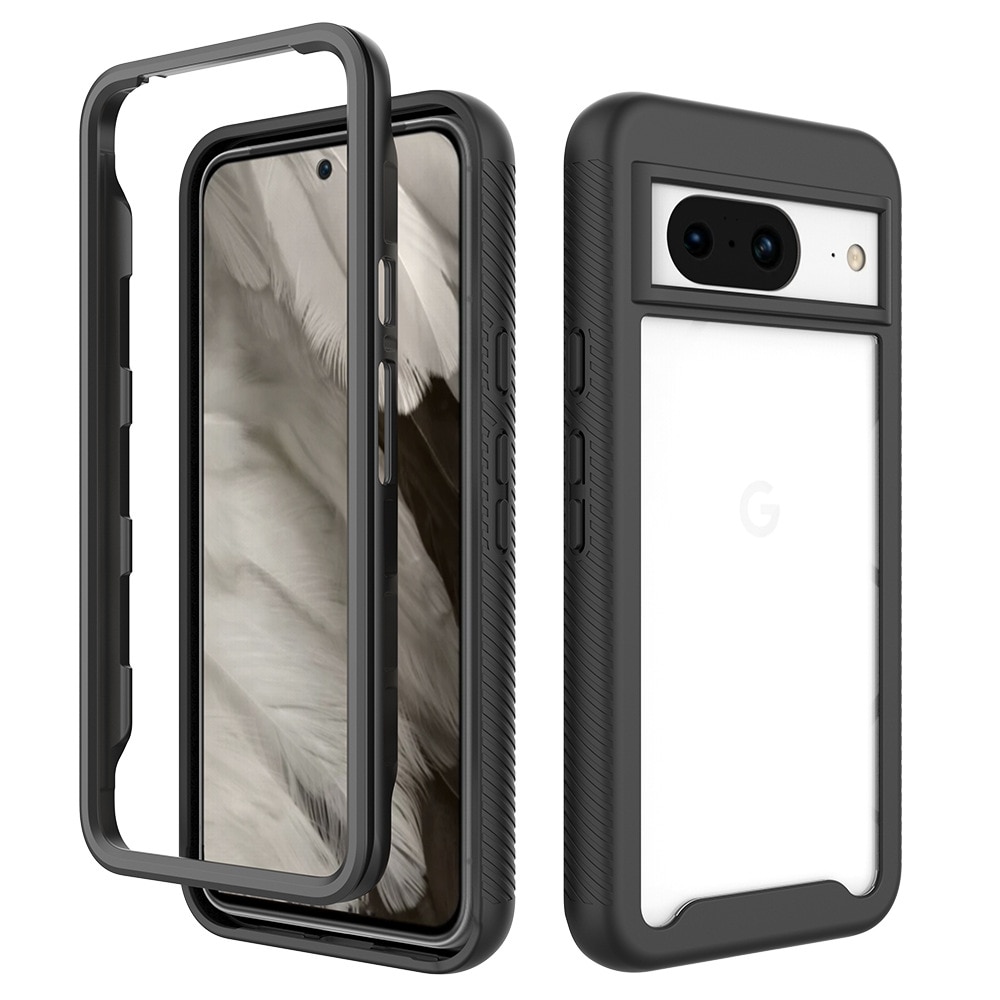 Google Pixel 8 Full Cover Case zwart