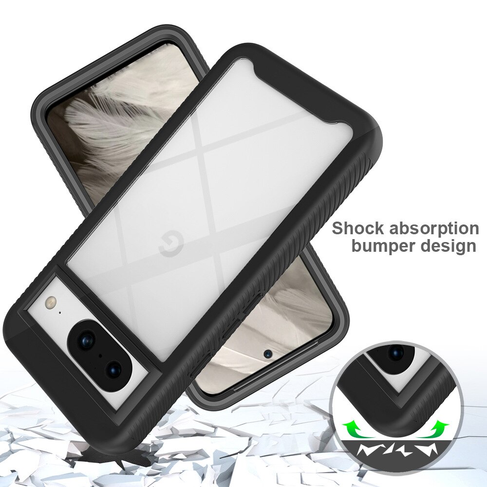 Google Pixel 8 Full Cover Case zwart