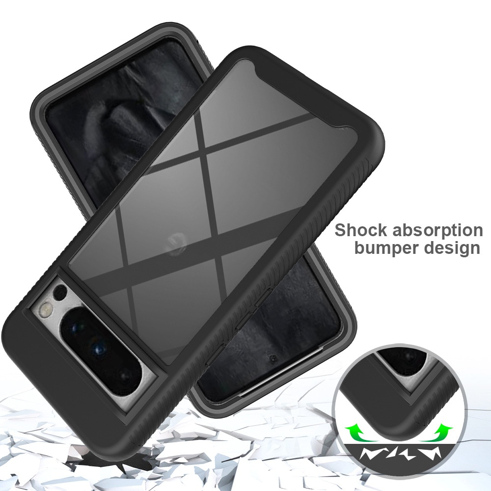 Google Pixel 8 Pro Full Protection Case zwart