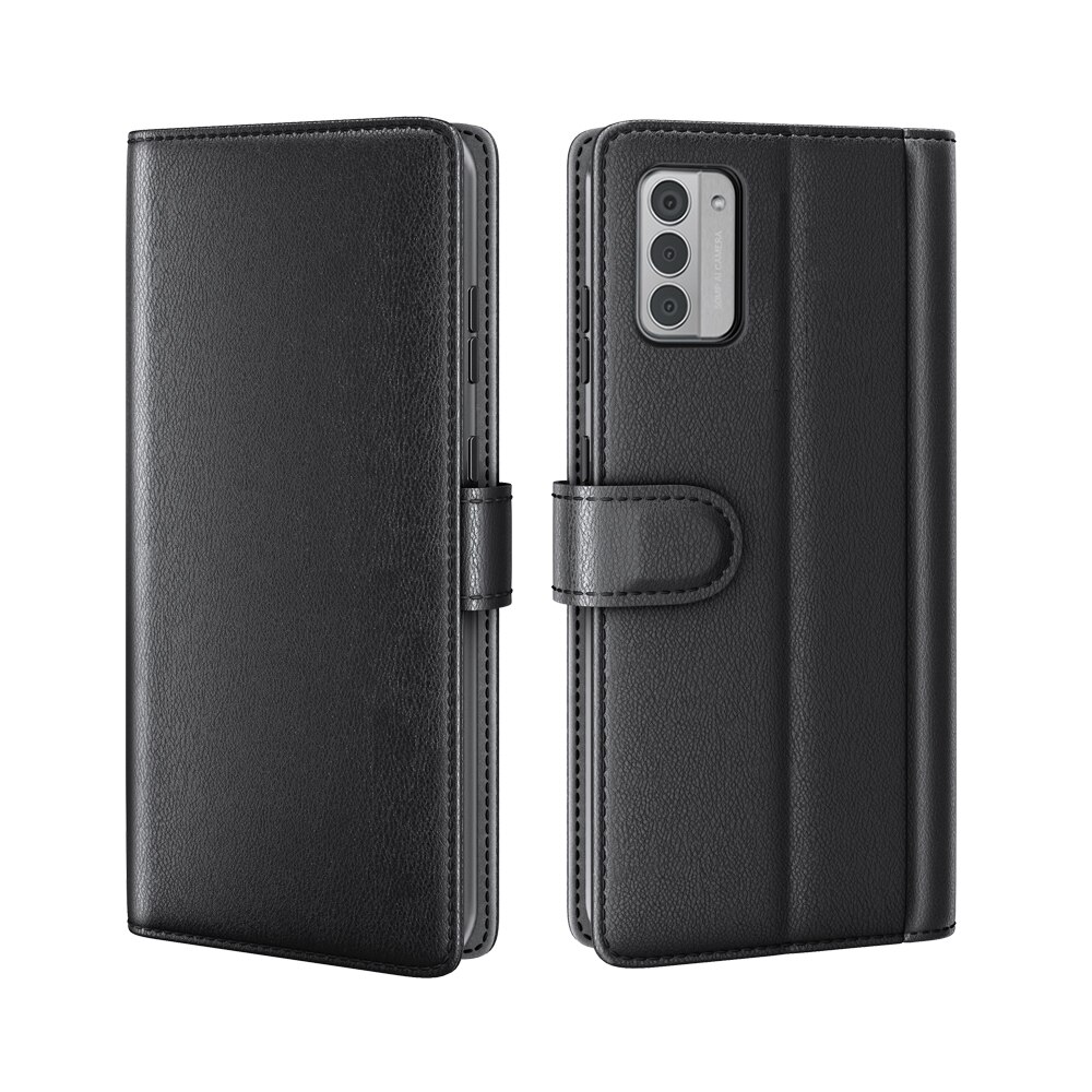 Nokia G42 Echt lederen hoesje zwart