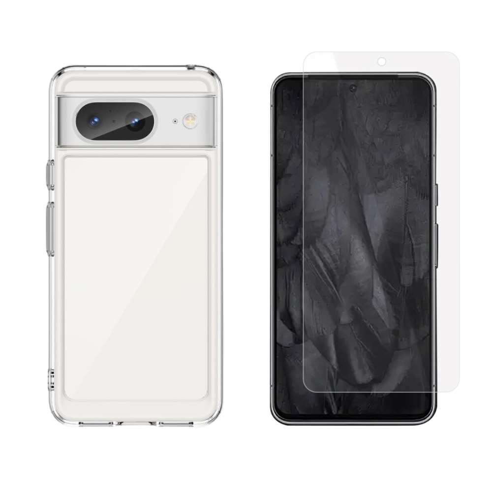 Google Pixel 8 Set Hoesje en Screenprotector