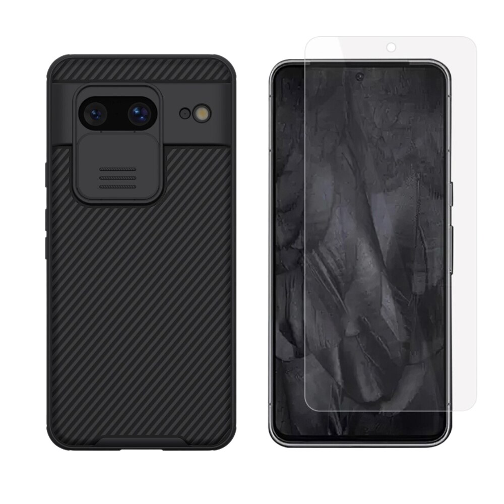 Google Pixel 8 Set CamShield Hoesje en Screenprotector