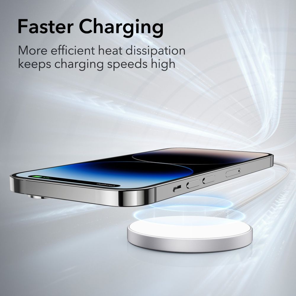 HaloLock Mini MagSafe Magnetic Wireless Charger wit