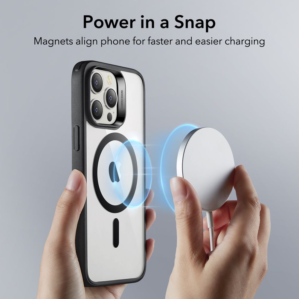 Classic Hybrid HaloLock MagSafe iPhone 14 Pro Max Zwart