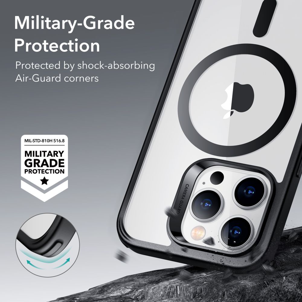 Classic Hybrid HaloLock MagSafe iPhone 14 Pro Max Zwart