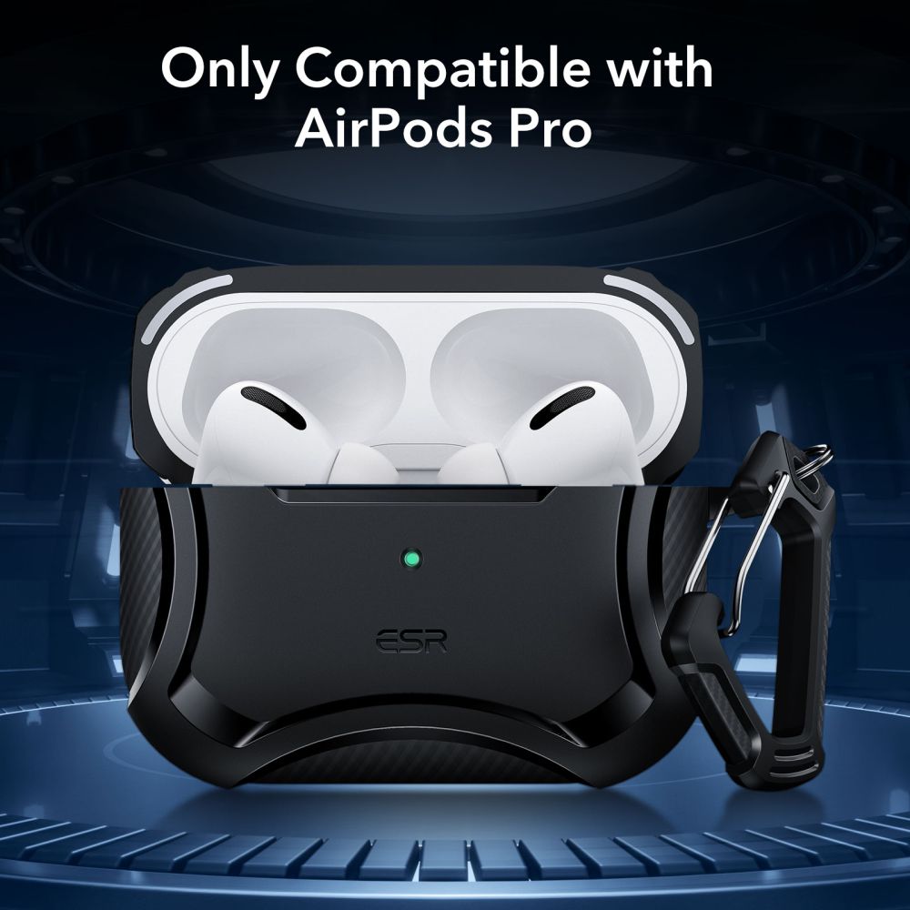 Cyber Armor HaloLock MagSafe Case AirPods Pro 1/2 Zwart