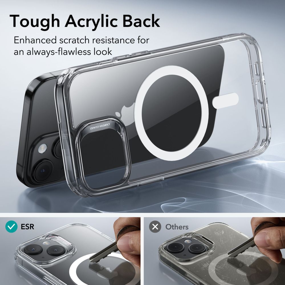 Classic Hybrid HaloLock MagSafe iPhone 15 Plus Transparant