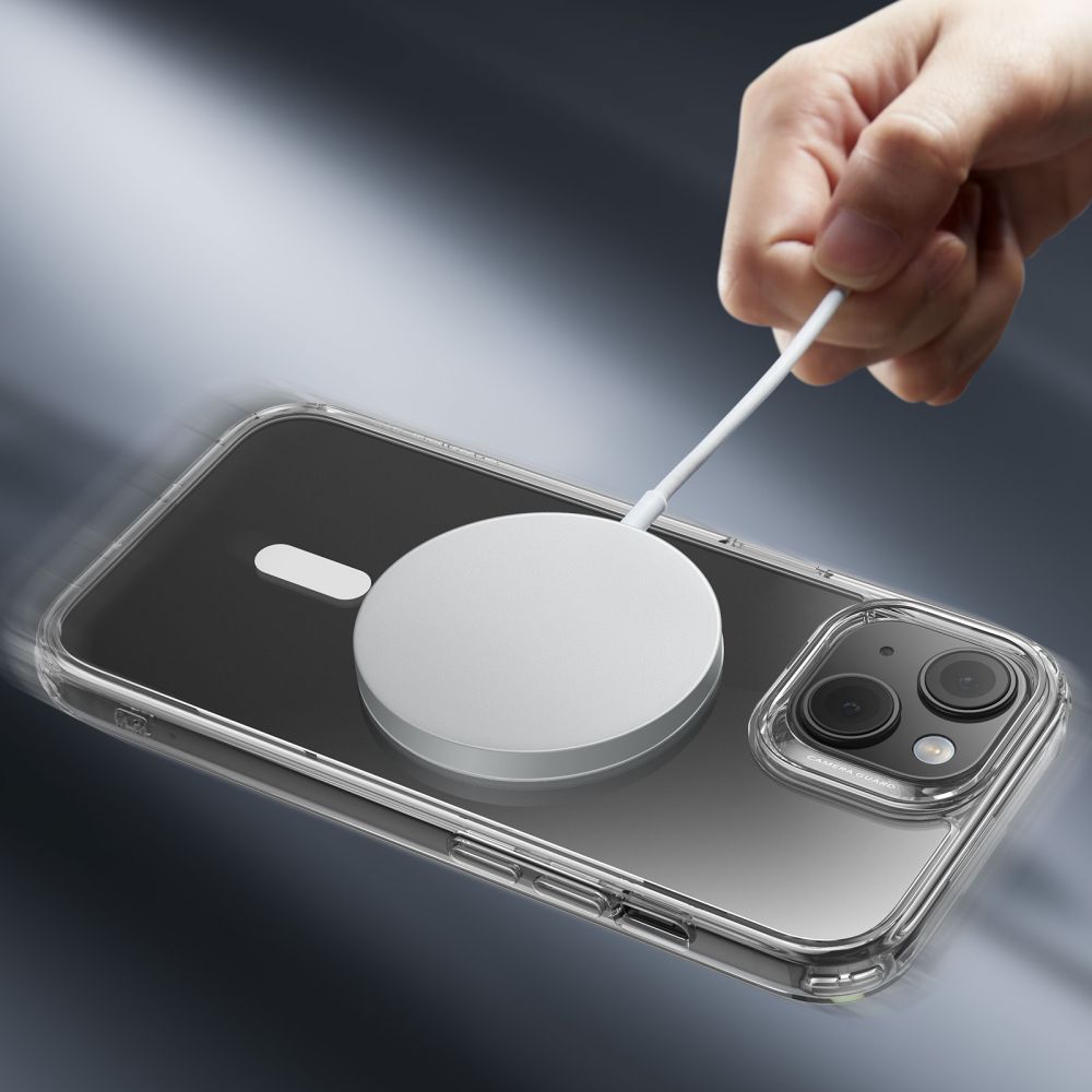 Classic Hybrid HaloLock MagSafe iPhone 15 Plus Transparant